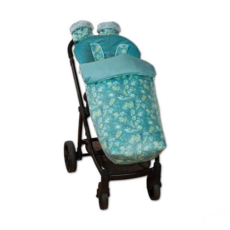 Saco Silla + Manoplas Garden Azul Saco Silla + Manoplas Garden Azul