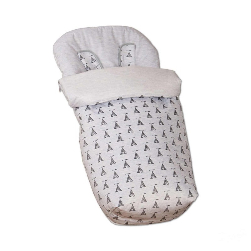 Saco Silla + Manoplas Tepee Gris Saco Silla + Manoplas Tepee Gris