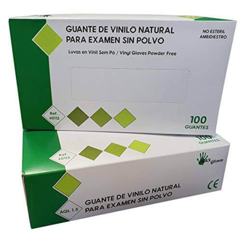 Guantes de Vinilo Natural T-S Guantes de Vinilo Natural T-S