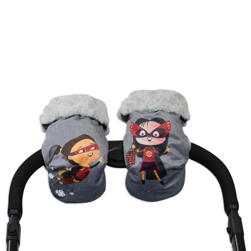 Mitaines de poussette Hero Girl Mitaines de poussette Hero Girl