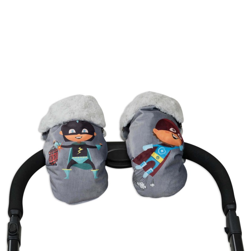 Hero Boy Stroller Mittens Hero Boy Stroller Mittens