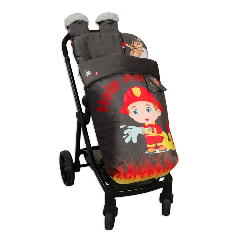 Bolsa de carrinho impermeável com luvas e capa de arnês de bombeiro Bolsa de carrinho impermeável com luvas e capa de arnês de bombeiro
