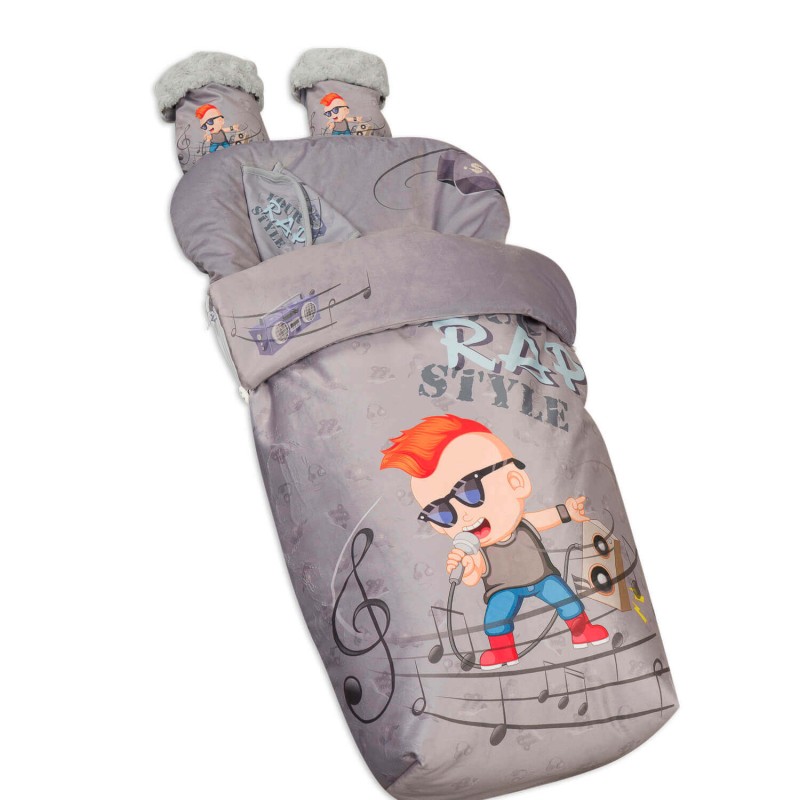 Bolsa de carrinho à prova d'água com luvas e capa para arnês de música Bolsa de carrinho à prova d'água com luvas e capa para arnês de música