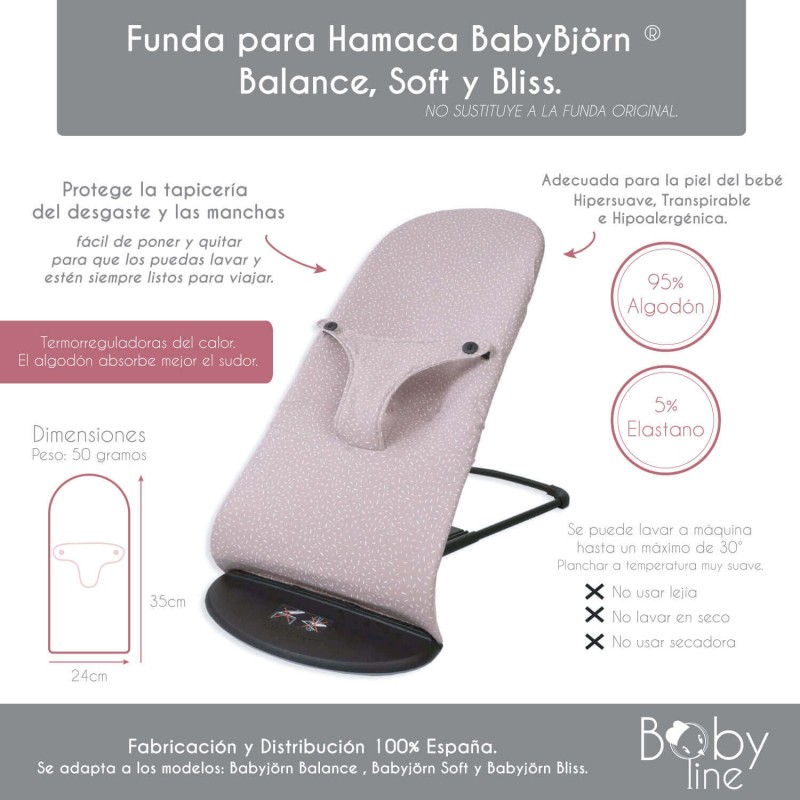 Funda Hamaca Confeti Blanco Funda Hamaca Confeti Blanco