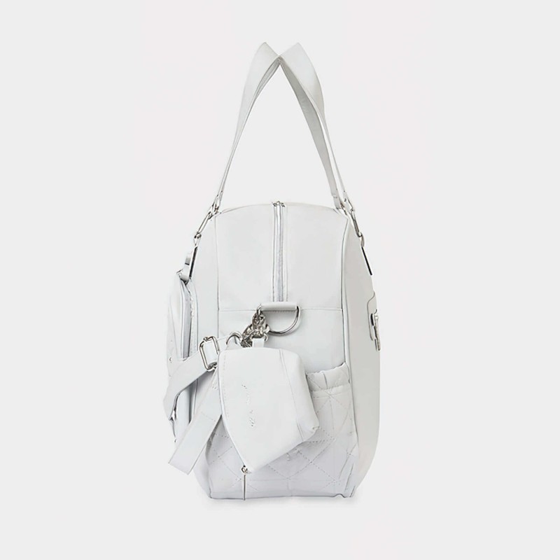 Bolso Maternidad Lazo con Portachupete Gris Bolso Maternidad Lazo con Portachupete Gris