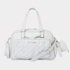 Bolso Maternidad Lazo con Portachupete Gris Bolso Maternidad Lazo con Portachupete Gris
