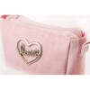Attache-tétine rose biscuit 