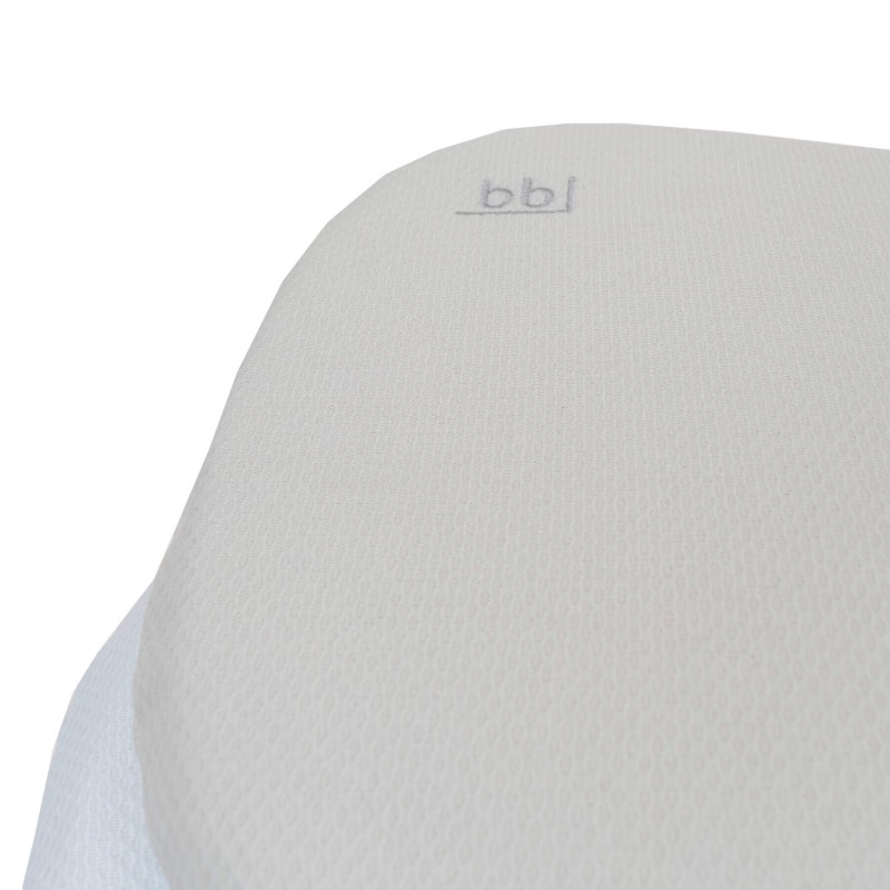 Almohada Ergonómica de Cuna Piqué Blanco Almohada Ergonómica de Cuna Piqué Blanco