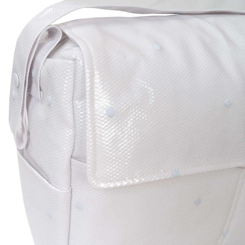 Bolso Pompones Azul Bolso Pompones Azul