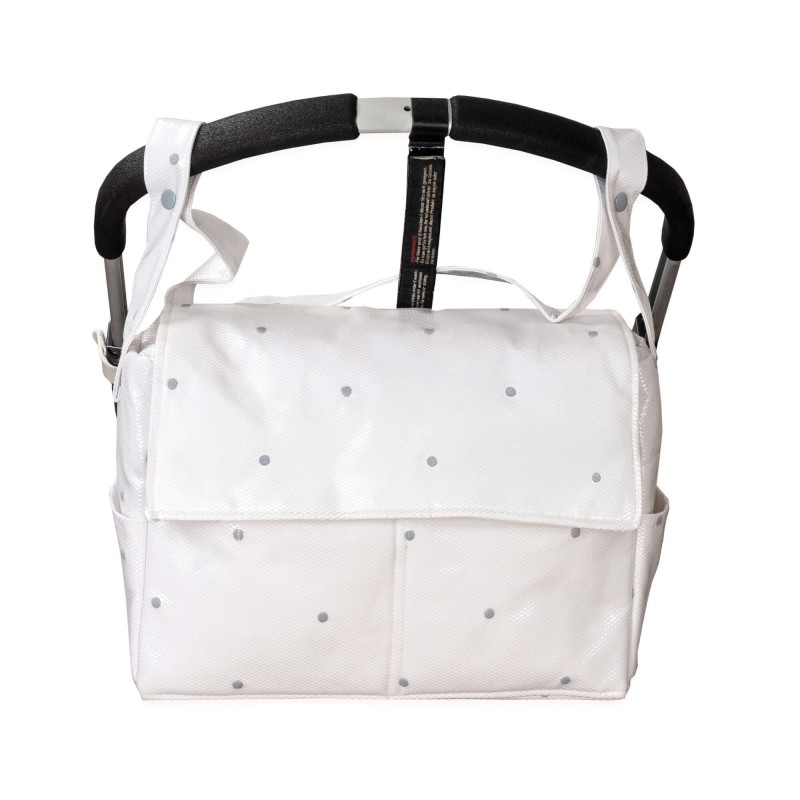 Bolso Pompones Gris Bolso Pompones Gris