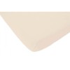 Beige crib fitted sheet Beige crib fitted sheet
