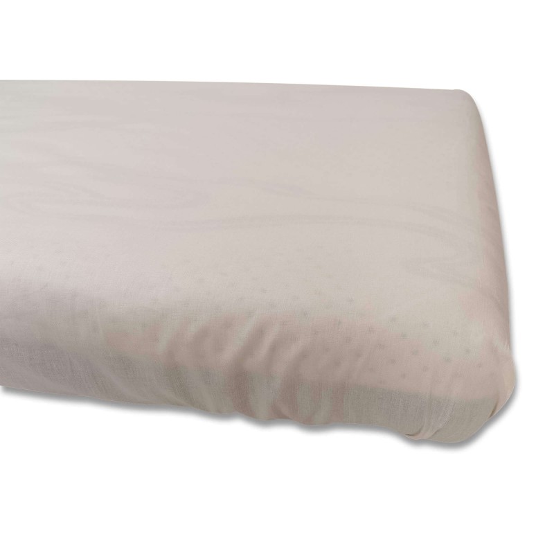 Beige crib fitted sheet Beige crib fitted sheet