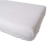 Sábana Bajera 100% Algodón, Ajustable con Gomas (Blanca, Cuna 60 x 120) Sábana Bajera 100% Algodón, Ajustable con Gomas (Blanca, Cuna 60 x 120)