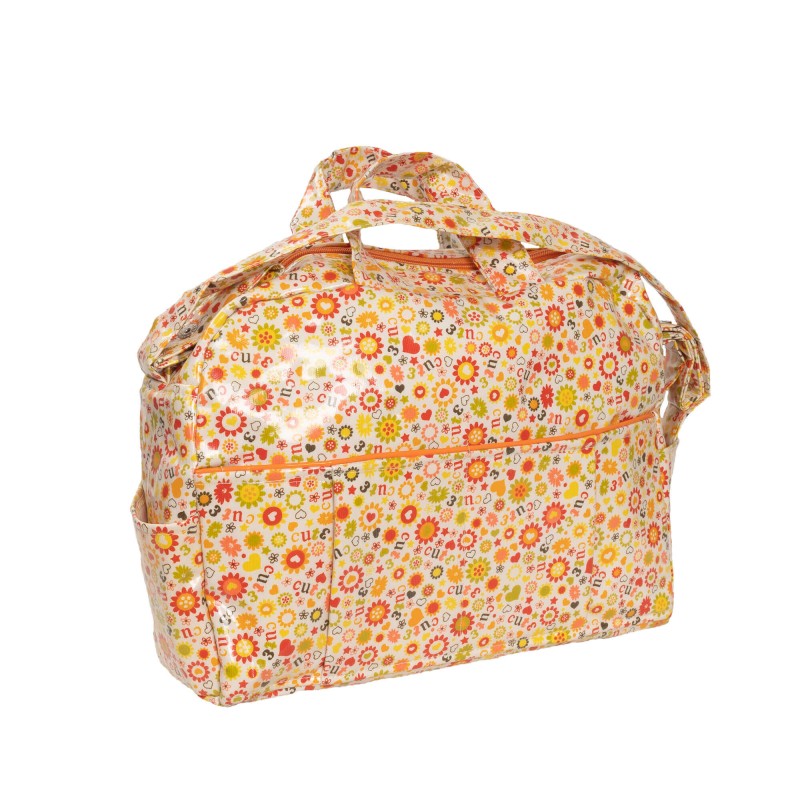 Bolso Plastificado Primavera Naranja Bolso Plastificado Primavera Naranja