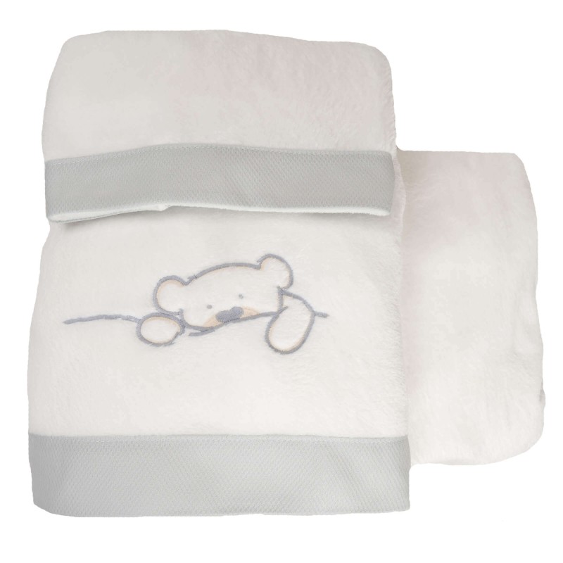 Juego Sábanas de Cuna Coralina 60 x 120 Sweet Bear Juego Sábanas de Cuna Coralina 60 x 120 Sweet Bear