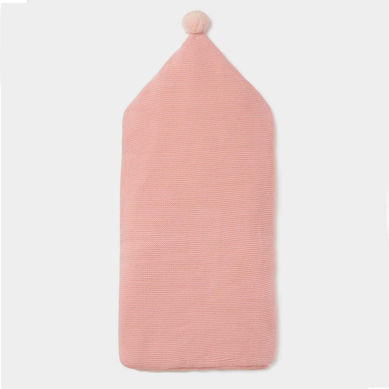 Saco Tricot Capazo Bebé Rosee Saco Tricot Capazo Bebé Rosee
