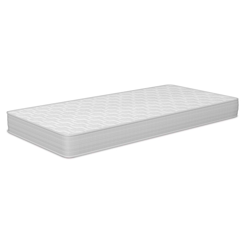 Colchón cuna baby memory visco, talla 117x57cm, color blanco / gris Colchón cuna baby memory visco, talla 117x57cm, color blanco / gris
