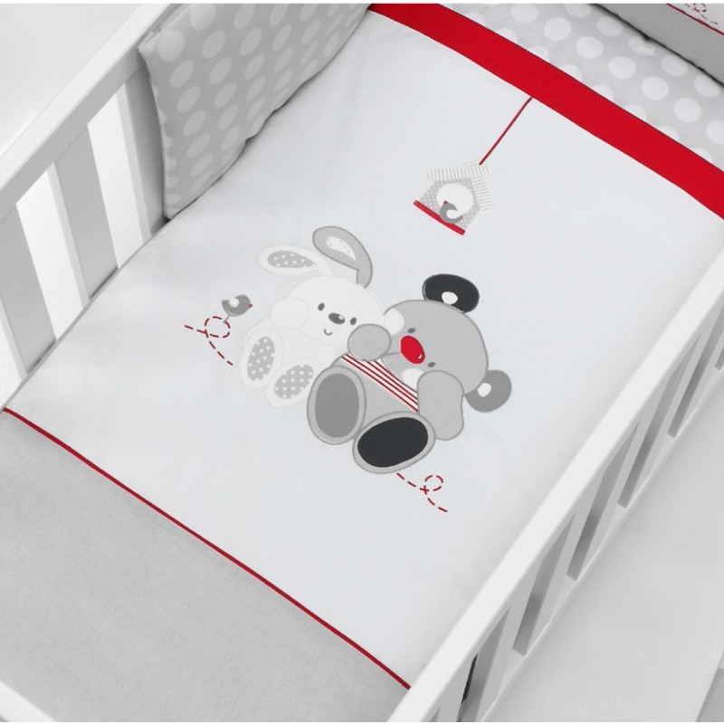 Interbaby Friends duvet and protector Interbaby Friends duvet and protector