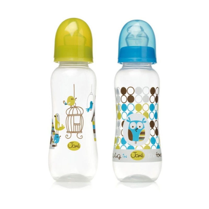 Set Biberones 250ml Chromatic Line Jané Set Biberones 250ml Chromatic Line Jané