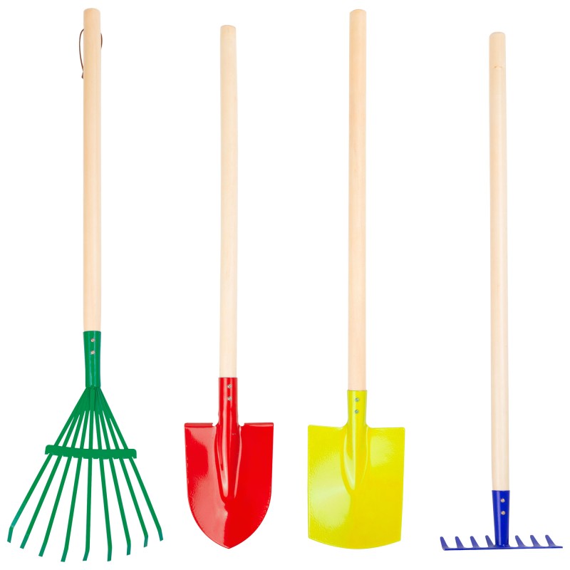 Colorful Garden Tools, 4 Pieces Colorful Garden Tools, 4 Pieces