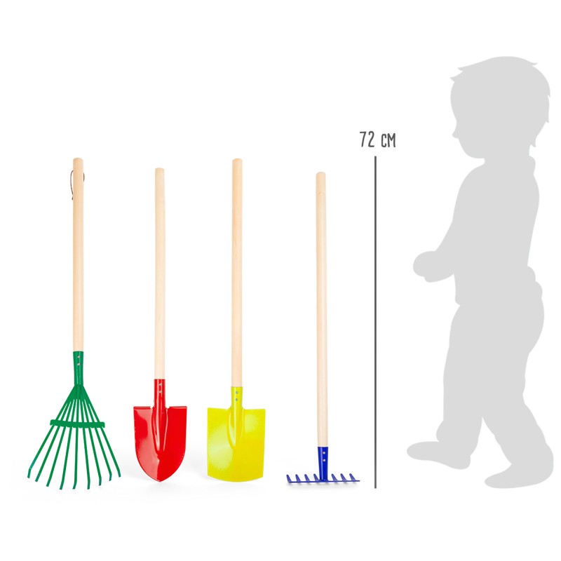 Colorful Garden Tools, 4 Pieces Colorful Garden Tools, 4 Pieces