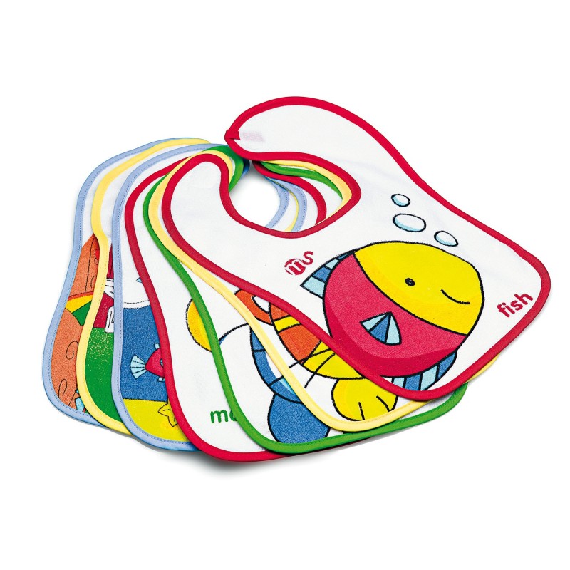 Pack de Baberos de rizo de Innovaciones MS Pack de Baberos de rizo de Innovaciones MS