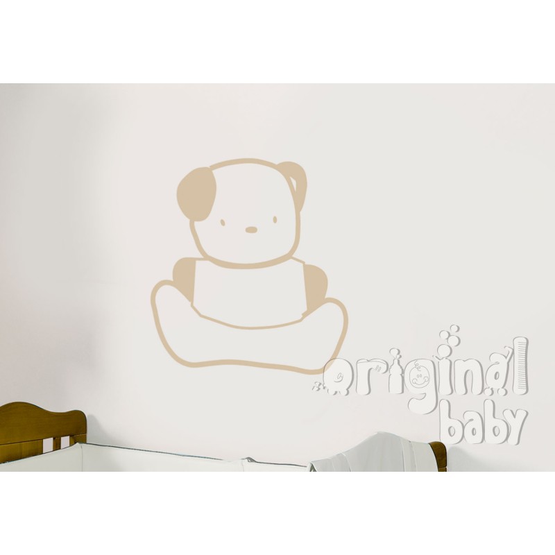 Vinilo modelo perrito sentado. Serie 24 Vinilo modelo perrito sentado. Serie 24