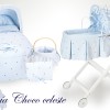 Dosel para minicuna de madera tijera Lucía Chococeleste Dosel para minicuna de madera tijera Lucía Chococeleste