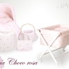 Arrullo toquilla de bebé Lucía Choco rosa Arrullo toquilla de bebé Lucía Choco rosa