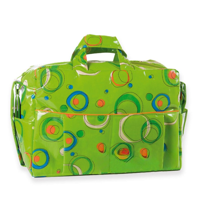 Bolso Plastificado Planetas Verde Bolso Plastificado Planetas Verde