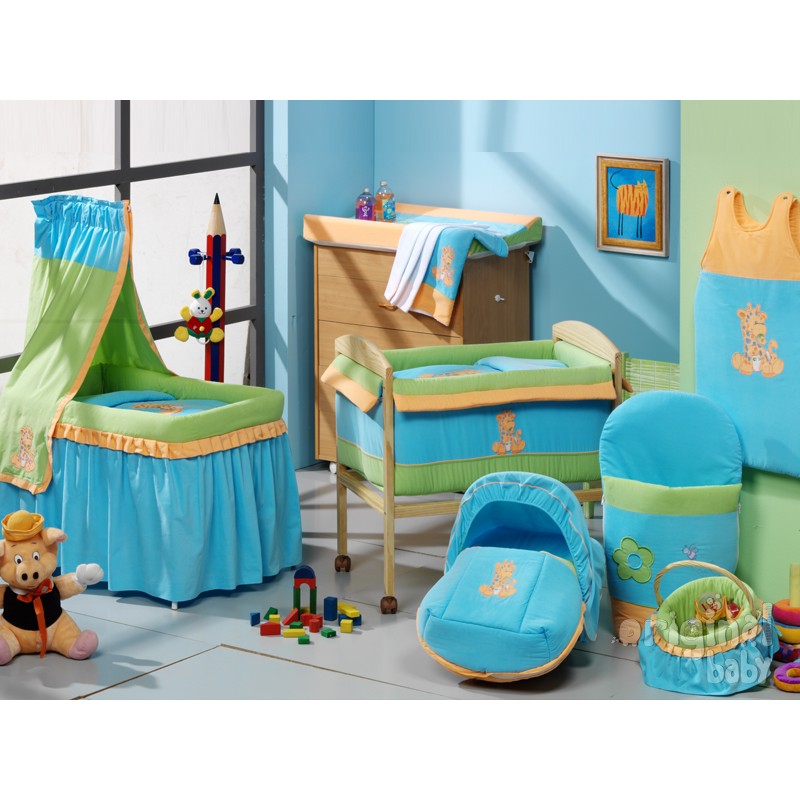 Minicuna metálica con dosel Jirafa 01 Minicuna metálica con dosel Jirafa 01