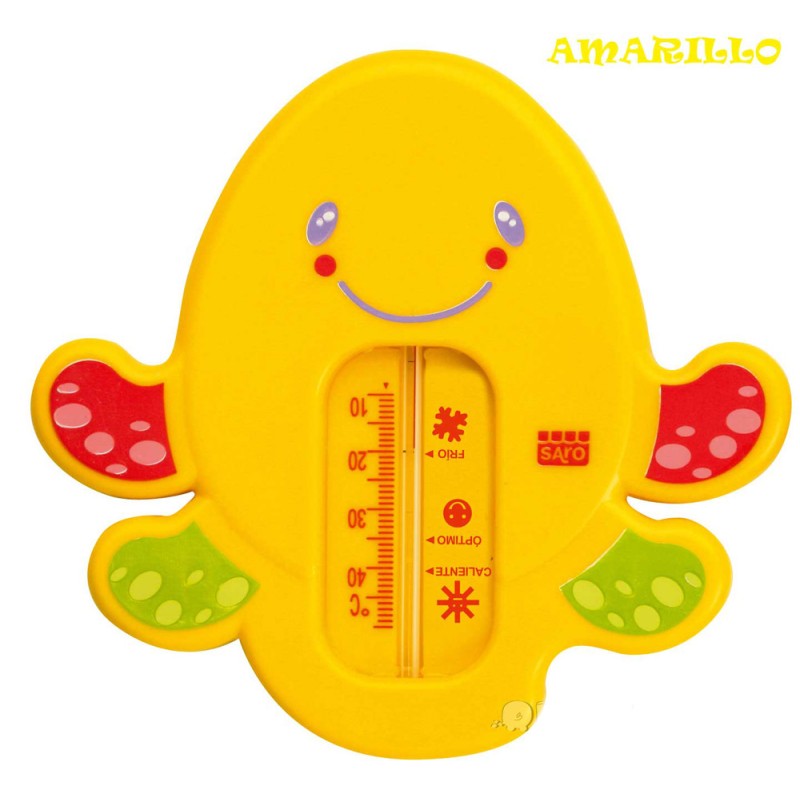 Termómetro de baño snorkel amarillo Pulpo Termómetro de baño snorkel amarillo Pulpo