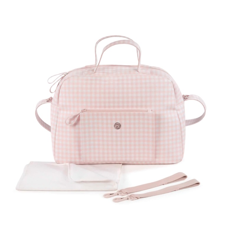 Bolsa Canastilla Together Rosa/Blanco Bolsa Canastilla Together Rosa/Blanco