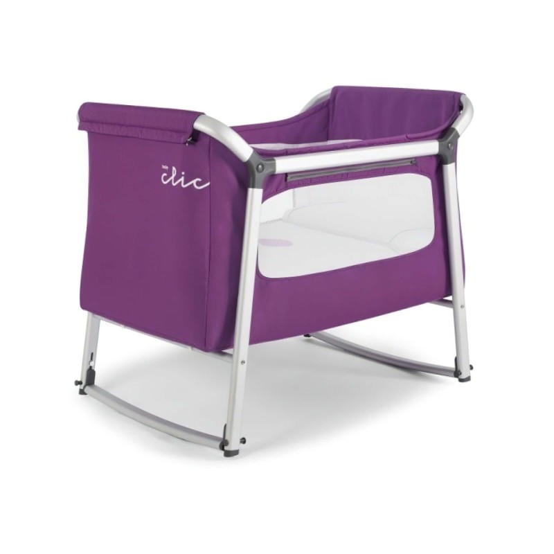 Eggplant Swing Mini Crib by Baby Clic Eggplant Swing Mini Crib by Baby Clic