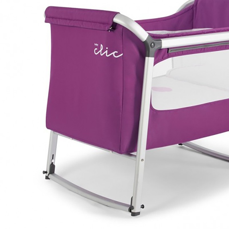 Eggplant Swing Mini Crib by Baby Clic Eggplant Swing Mini Crib by Baby Clic