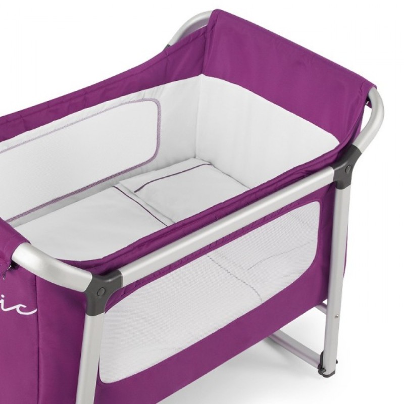 Eggplant Swing Mini Crib by Baby Clic Eggplant Swing Mini Crib by Baby Clic