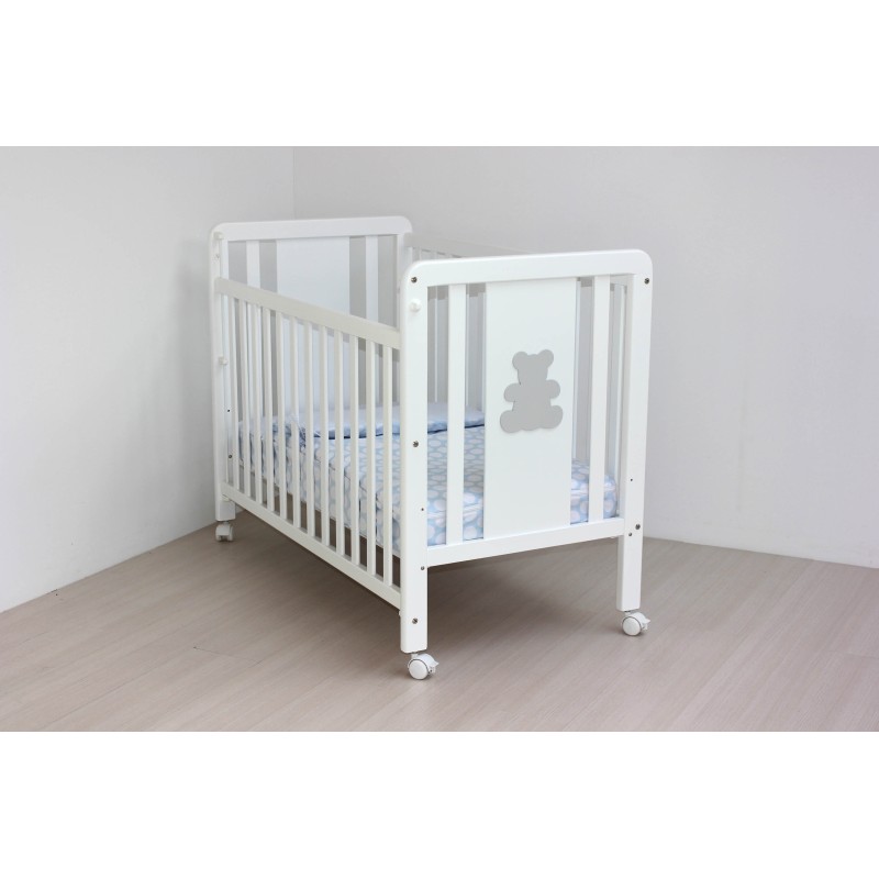 Estructura de cuna blanca Oso Gris Estructura de cuna blanca Oso Gris