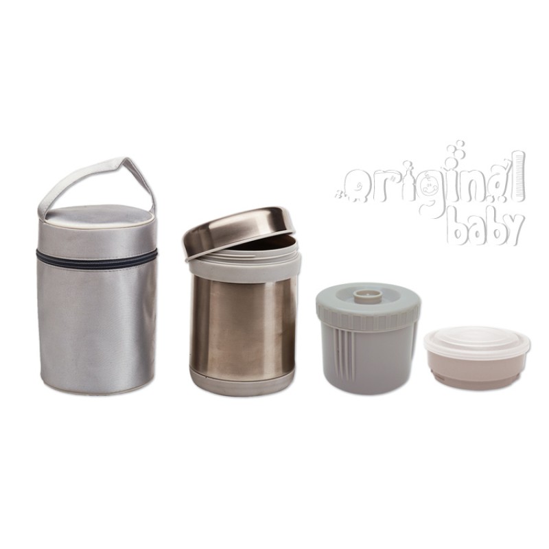 Papillero de acero con bolsa 900 ml Papillero de acero con bolsa 900 ml