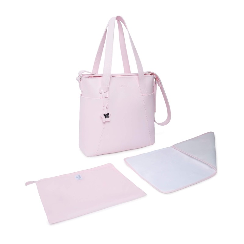 Bolso Panera + Cambiador Polipiel Love Rosa Bolso Panera + Cambiador Polipiel Love Rosa