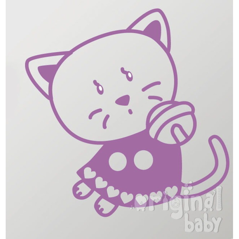 Vinilo decorativo serie 30 gatita 4 Vinilo decorativo serie 30 gatita 4