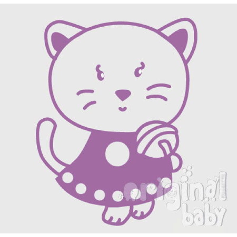 Vinilo decorativo serie 30 gatita 1 Vinilo decorativo serie 30 gatita 1