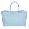 Bolso piel maternal polipiel celeste para bebé Bolso piel maternal polipiel celeste para bebé