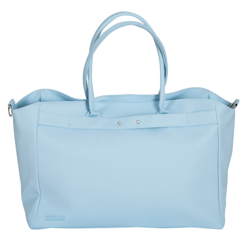 Bolso piel maternal polipiel celeste para bebé Bolso piel maternal polipiel celeste para bebé