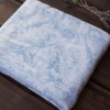 Muselina para bebé Toile de Jouy color Celeste Muselina para bebé Toile de Jouy color Celeste