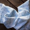 Muselina para bebé Toile de Jouy color Celeste Muselina para bebé Toile de Jouy color Celeste