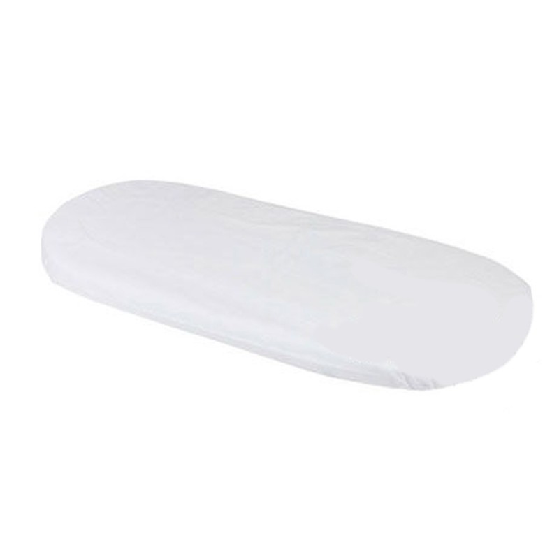 100% Cotton Fitted Sheet, Adjustable with Elastics (White, Car/Carrycot/Cuckoo 80) 100% Cotton Fitted Sheet, Adjustable with Elastics (White, Car/Carrycot/Cuckoo 80)