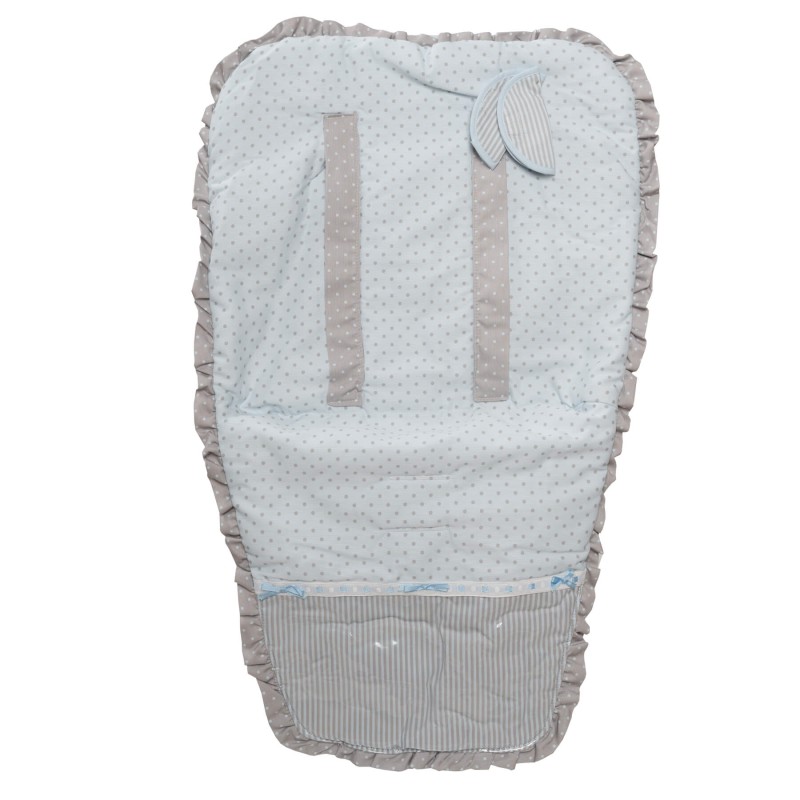Funda Silla Dots Celeste Funda Silla Dots Celeste