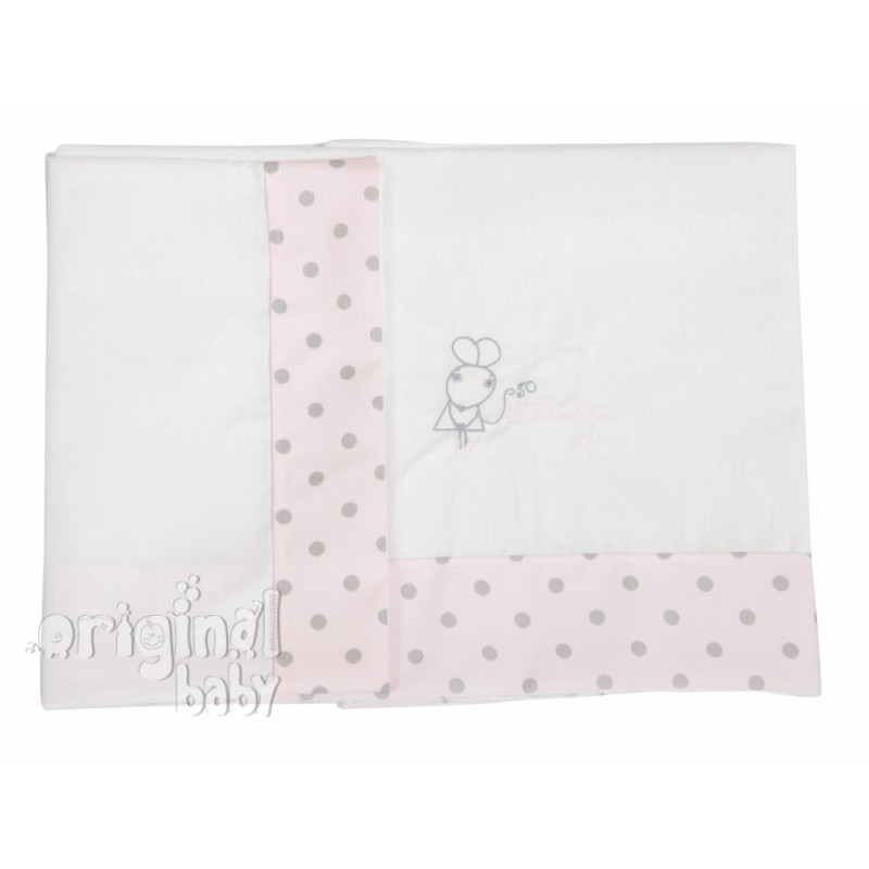 Juego de sábanas de cuna 70 x 140 Lovely Juego de sábanas de cuna 70 x 140 Lovely