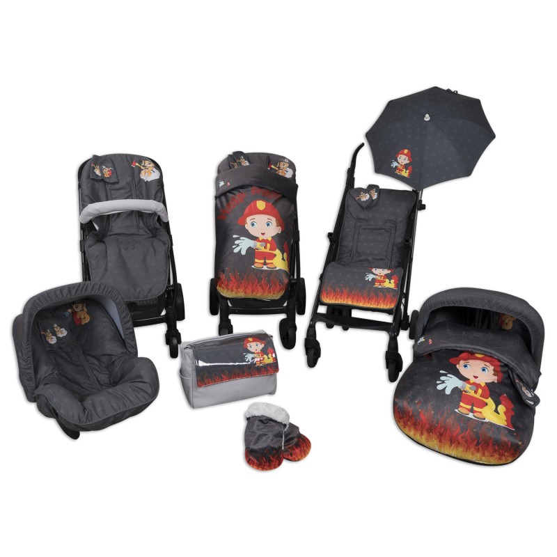 Bolsa de carrinho impermeável com luvas e capa de arnês de bombeiro Bolsa de carrinho impermeável com luvas e capa de arnês de bombeiro