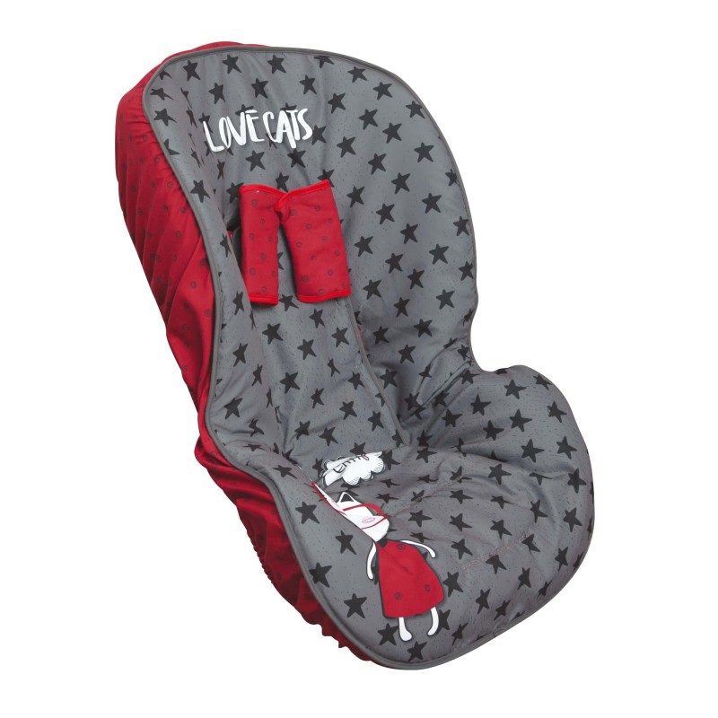 Funda Protectora Silla Auto Love cats Funda Protectora Silla Auto Love cats